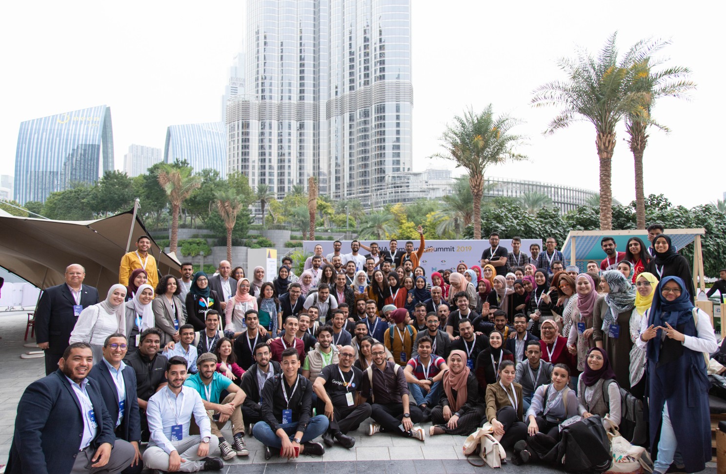 Google for MENA, Dubai, under Burj Khalifa, 2019